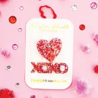 Heart/XOXO Hair Clips