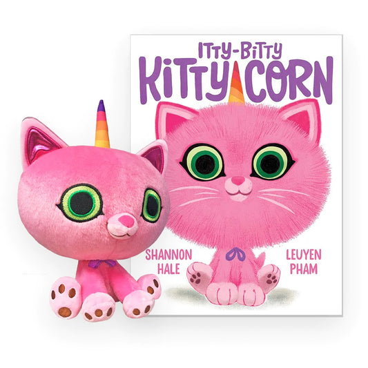 Itty-Bitty Kitty Corn Book and Plush Doll