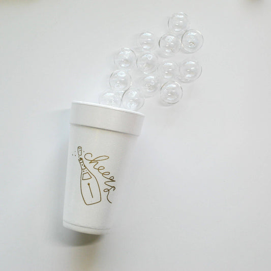 "Cheers" Styrofoam Cups