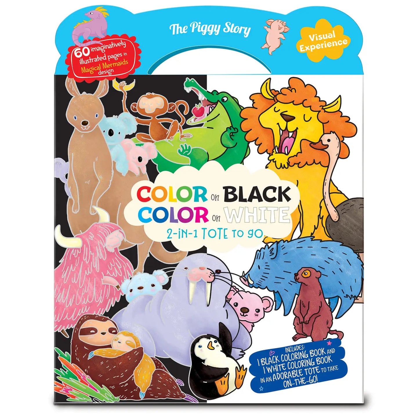 Animals Around the World Coloring Gift Set