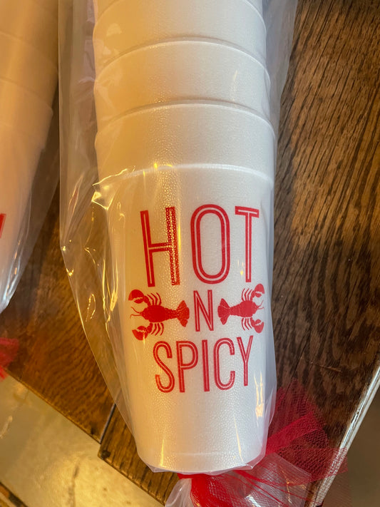 Hot N' Spicy Foam Cups